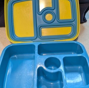 Bentgo Kids Bento Lunch Box Yellow Teal 5 Compartment Leakproof School
